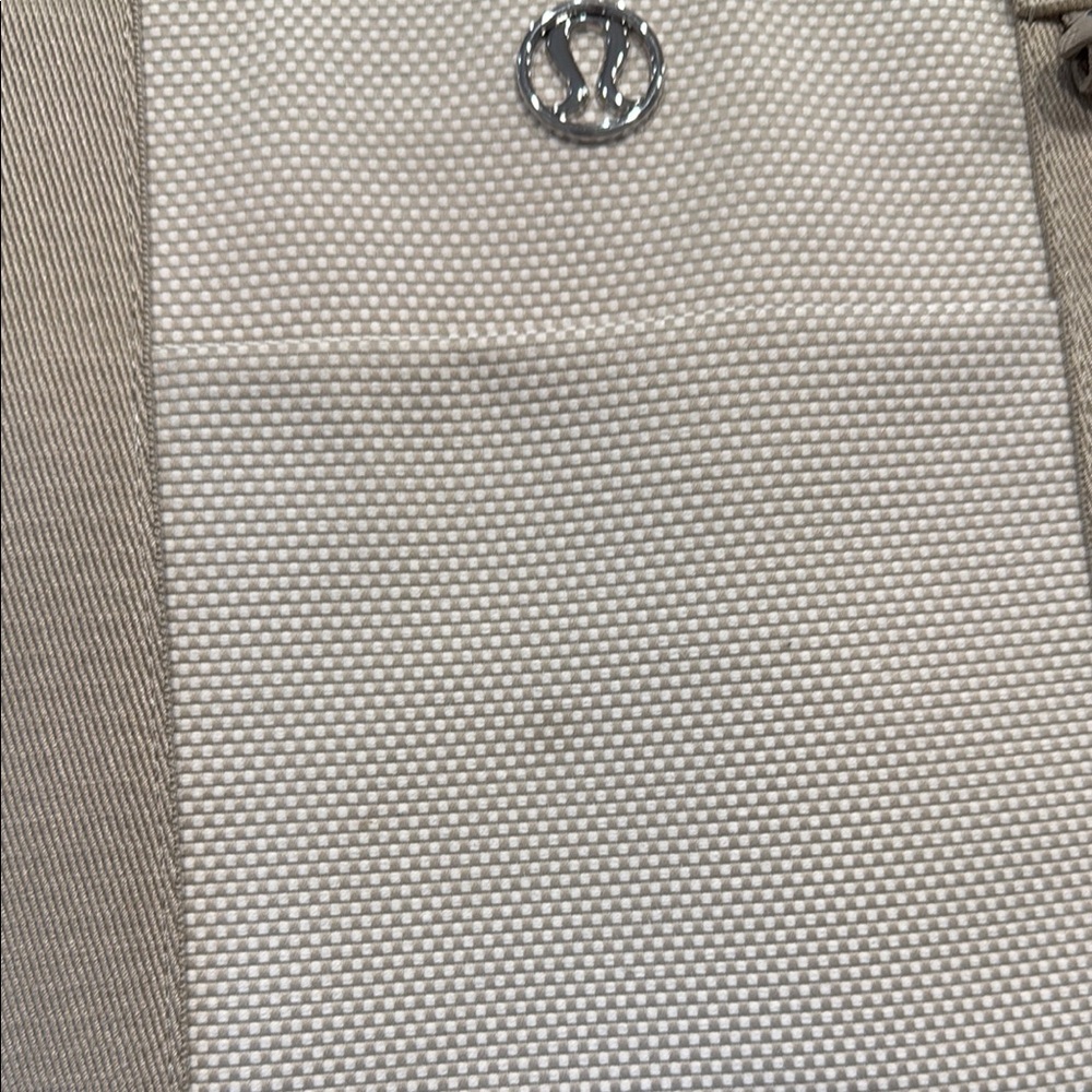 lululemon athletica Cream and Tan Canvas Tote - Picture 8 of 13